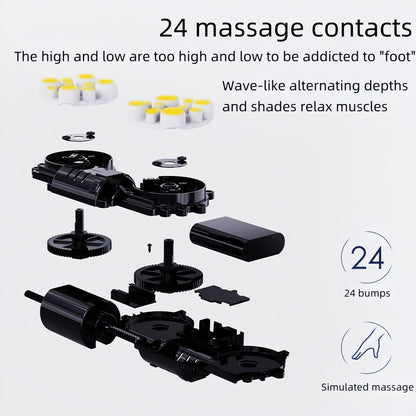 2025 CJ Innovation Foot Massager With Heat 3 Level Intensity Auto Timer Smart Pressure Relief For Home Office